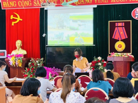TRƯỜNG TIỂU HỌC NAM THANH THAM GIA TẬP HUẤN SỬ DỤNG SGK LỚP 2 THEO CT GDPT 2018, NĂM HỌC 2021 – 2022
