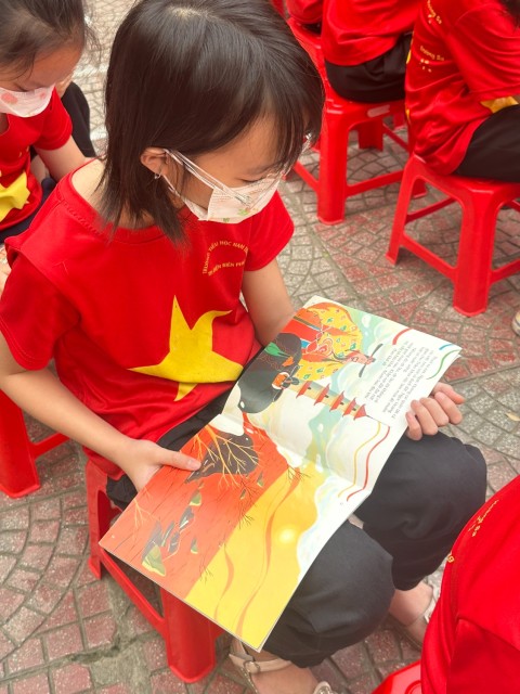 TRƯỜNG TIỂU HỌC NAM THANH HƯỞNG ỨNG NGÀY SÁCH VÀ VĂN HÓA ĐỌC LẦN THỨ 2 NĂM 2023