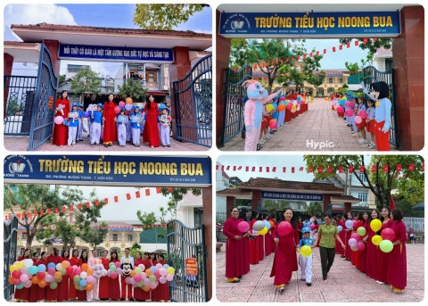 TRƯỜNG TIỂU HỌC NOONG BUA HÂN HOAN CHÀO ĐÓN HỌC SINH LỚP 1 TỰU TRƯỜNG NĂM HỌC 2025 – 2026