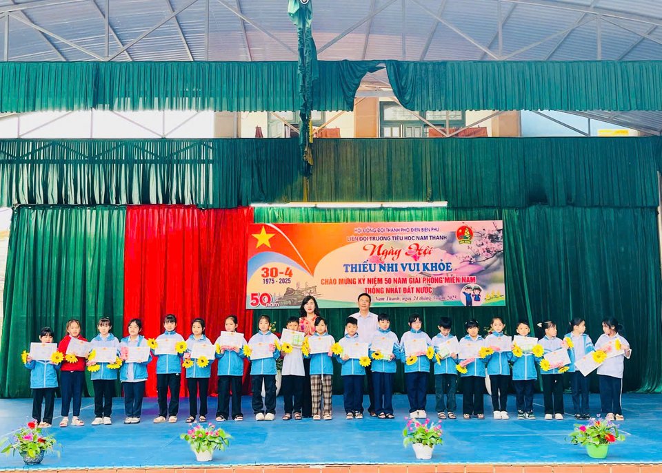 TRƯỜNG TIỂU HỌC NAM THANH TỔ CHỨC “NGÀY HỘI THIẾU NHI VUI KHỎE”