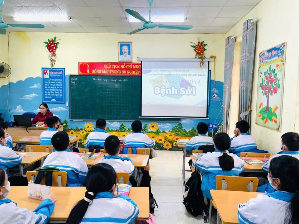 TRƯỜNG TIỂU HỌC NAM THANH TUYÊN TRUYỀN PHÒNG CHỐNG BỆNH SỞI, THUỶ ĐẬU