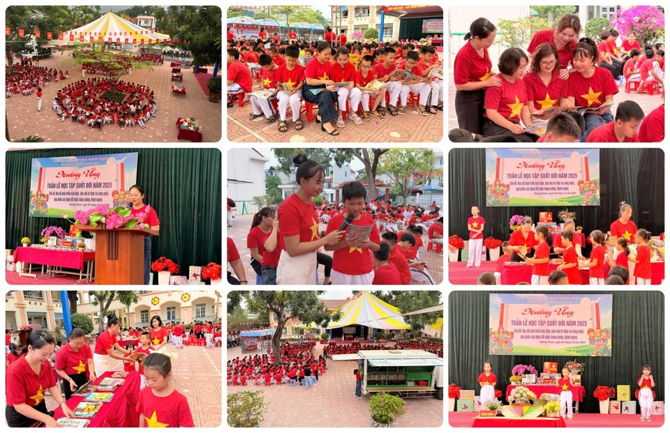TRƯỜNG TIỂU HỌC NOONG BUA PHÁT ĐỘNG “TUẦN LỄ HƯỞNG ỨNG HỌC TẬP SUỐT ĐỜI” NĂM 2025