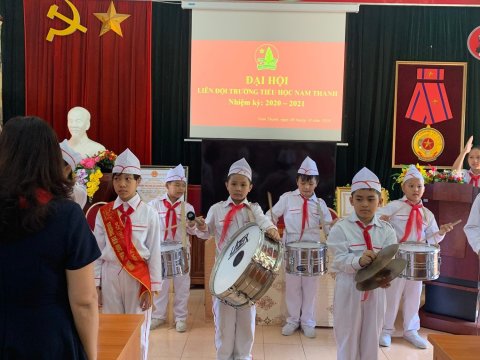 Ảnh Đại hội liên đội trường Tiểu học Nam Thanh – 3