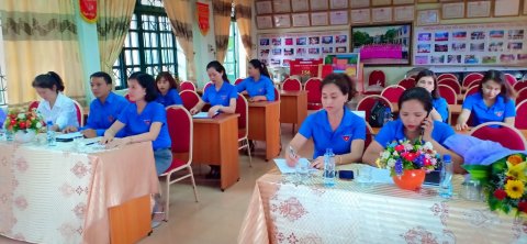 Ảnh Đại hội Đoàn Thanh niên TH Nam Thanh – 1