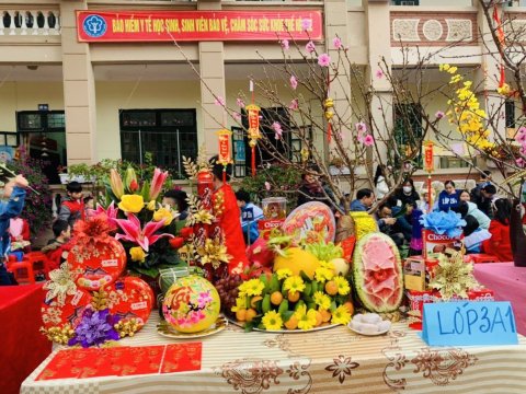 Ảnh TRƯỜNG TIỂU HỌC NAM THANH TỔ CHỨC NGÀY HỘI BÁNH TRƯNG XANH – TRAO QUÀ TẾT CHO HỌC SINH CÓ HOÀN CẢNH KHÓ KHĂN NHÂN DỊP TẾT NGUYÊN ĐÁN QUÝ MÃO NĂM 2023 – 3