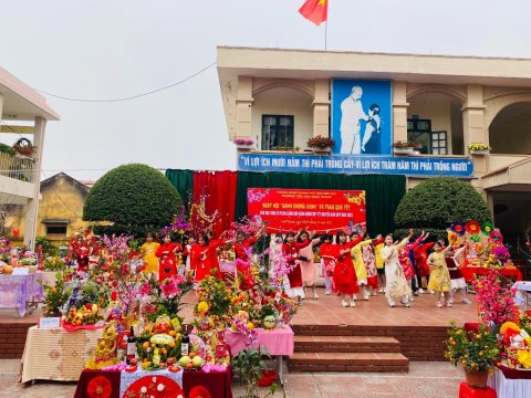 Ảnh TRƯỜNG TIỂU HỌC NAM THANH TỔ CHỨC NGÀY HỘI BÁNH TRƯNG XANH – TRAO QUÀ TẾT CHO HỌC SINH CÓ HOÀN CẢNH KHÓ KHĂN NHÂN DỊP TẾT NGUYÊN ĐÁN QUÝ MÃO NĂM 2023 – 8
