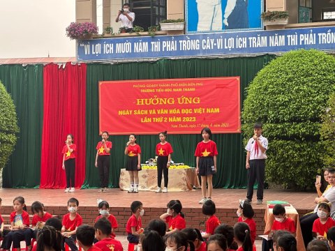 Ảnh TRƯỜNG TIỂU HỌC NAM THANH HƯỞNG ỨNG NGÀY SÁCH VÀ VĂN HÓA ĐỌC LẦN THỨ 2 NĂM 2023 – 13