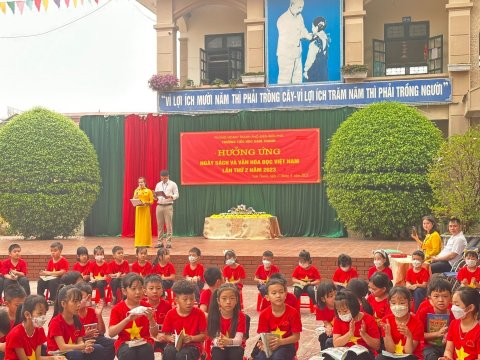 Ảnh TRƯỜNG TIỂU HỌC NAM THANH HƯỞNG ỨNG NGÀY SÁCH VÀ VĂN HÓA ĐỌC LẦN THỨ 2 NĂM 2023 – 17
