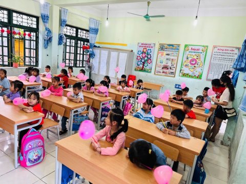 Ảnh Trường Tiểu học Nam Thanh TP Điện Biên Phủ tổ chức Ngày hội chào đón các em học sinh lớp 1 năm học 2024-2025 – 5