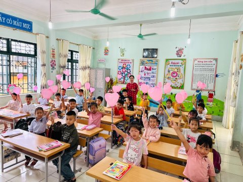 Ảnh Trường Tiểu học Nam Thanh TP Điện Biên Phủ tổ chức Ngày hội chào đón các em học sinh lớp 1 năm học 2024-2025 – 30